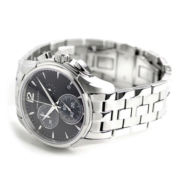 ハミルトン ジャズマスター クロノグラフ クオーツ 42mm クオーツ 腕時計 ブランド メンズ H32612131 ブラック H32612131