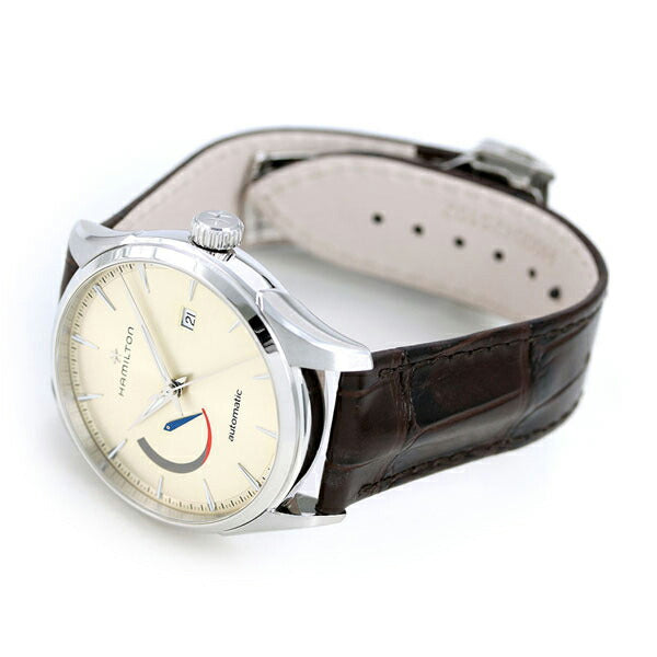 ハミルトン ジャズマスター パワーリザーブ 42mm 自動巻き 機械式 H32635521 メンズ 腕時計 ブランド ベージュ ブラウン H32635521
