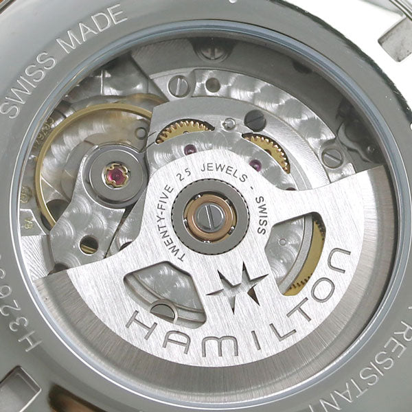 ハミルトン 時計 ジャズマスター パワーリザーブ オート 自動巻き 機械式 メンズ 腕時計 ブランド H32635541 ブルー ライトブラウン H32635541