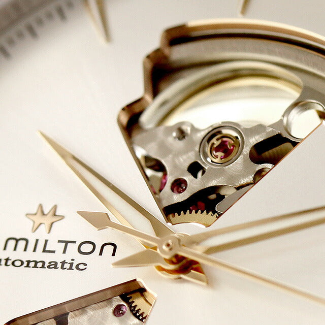 ハミルトン ジャズマスター 40mm 自動巻き 腕時計 ブランド メンズ HAMILTON H32675551 アナログ シルバー ブラウン スイス製 H32675551