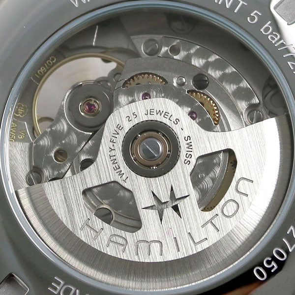ハミルトン 腕時計 メンズ ジャズマスター オープンハート 42mm 自動巻き 機械式 H32705521 HAMILTON 革ベルト H32705521