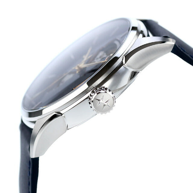 ハミルトン ジャズマスター Open Heart Auto 42mm 自動巻き 腕時計 ブランド メンズ オープンハート HAMILTON JAZZMASTER H32705640 アナログ ブルー ネイビー H32705640
