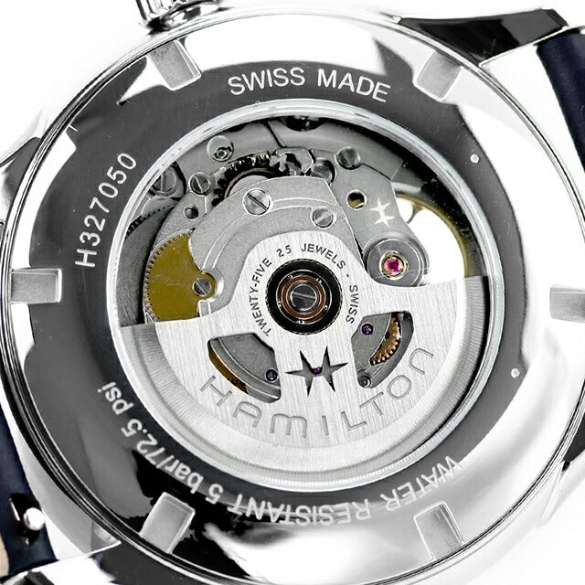 ハミルトン ジャズマスター Open Heart Auto 42mm 自動巻き 腕時計 ブランド メンズ オープンハート HAMILTON JAZZMASTER H32705640 アナログ ブルー ネイビー H32705640