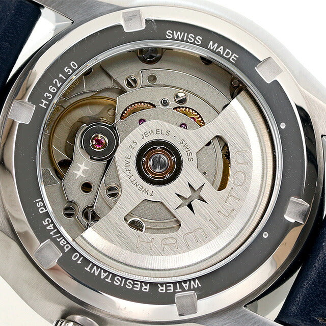 ハミルトン ジャズマスター パフォーマー オート 39mm 自動巻き 機械式 腕時計 ブランド メンズ 革ベルト H36215640 アナログ ネイビー スイス製 H36215640