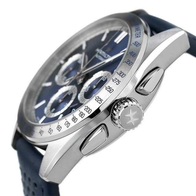 ハミルトン ジャズマスター パフォーマー 42mm 自動巻き 機械式 腕時計 ブランド メンズ クロノグラフ 革ベルト H36616640 アナログ H36616640