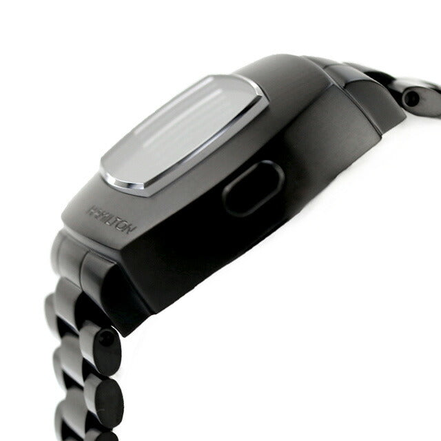 ハミルトン アメリカンクラシック PSR 41mm クォーツ 電池式 腕時計 ブランド メンズ レディース HAMILTON H52404131 デジタル オールブラック 黒 スイス製 H52404131
