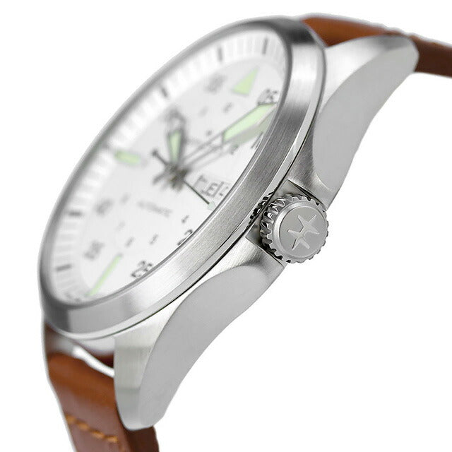 ハミルトン カーキ アビエーション パイロット デイデイト 42mm 自動巻き 腕時計 ブランド メンズ HAMILTON H64635550 H64635550