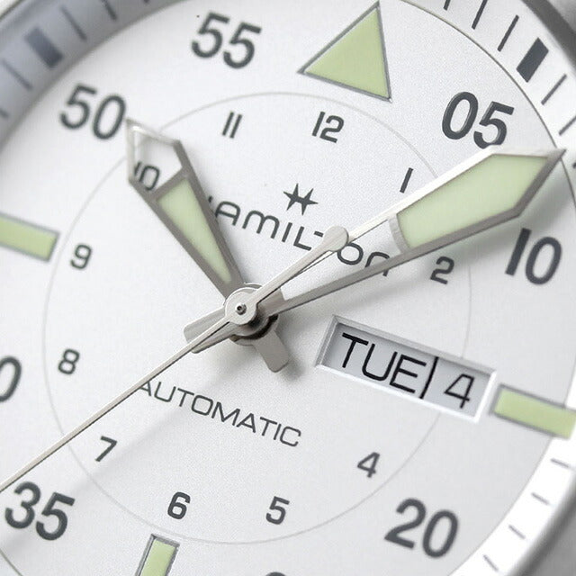 ハミルトン カーキ アビエーション パイロット デイデイト 42mm 自動巻き 腕時計 ブランド メンズ HAMILTON H64635550 H64635550