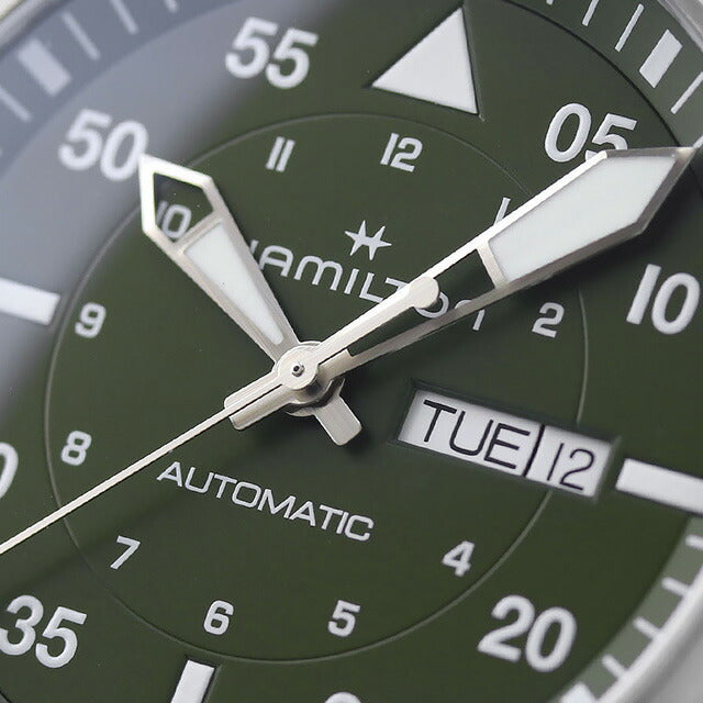ハミルトン カーキ アビエーション パイロット デイデイト 42mm 自動巻き 腕時計 ブランド メンズ HAMILTON H64635560 H64635560