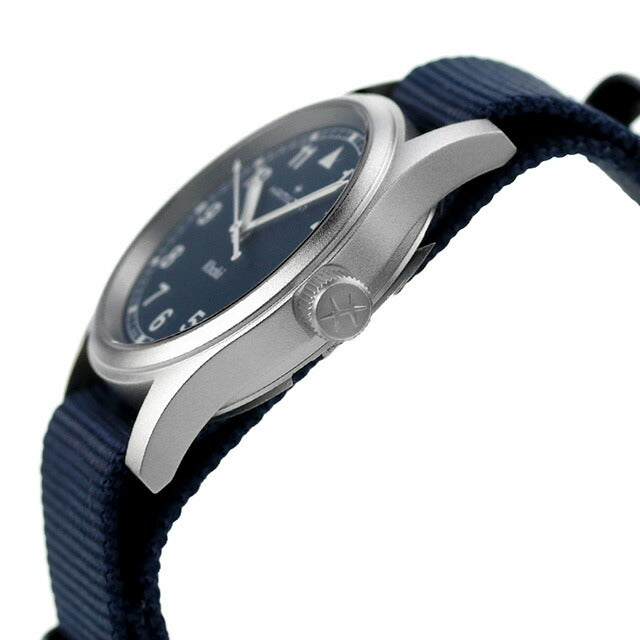 ハミルトン カーキ フィールド 33mm クオーツ 腕時計 ブランド メンズ レディース HAMILTON H69301940 アナログ ブルー スイス製 H69301940
