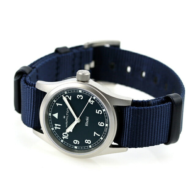 ハミルトン カーキ フィールド 33mm クオーツ 腕時計 ブランド メンズ レディース HAMILTON H69301940 アナログ ブルー スイス製 H69301940