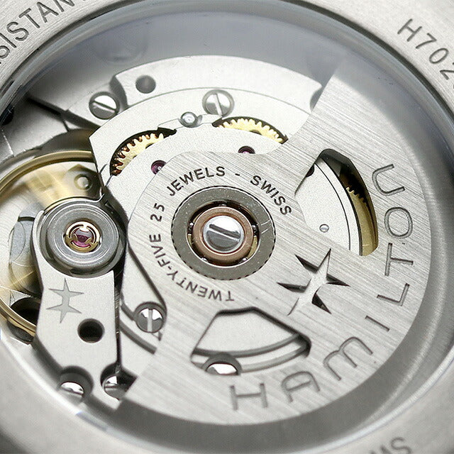 ハミルトン カーキ フィールド チタニウム オート 38mm 自動巻き 機械式 腕時計 ブランド メンズ チタン 革ベルト H70205860 アナログ グリーン H70205860