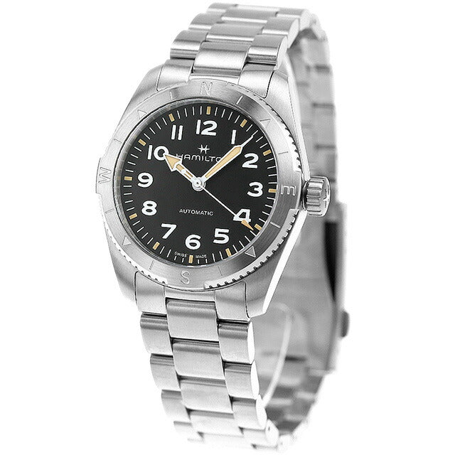 ハミルトン カーキ フィールド エクスペディション オート 37mm 自動巻き 腕時計 ブランド メンズ HAMILTON H70225130 アナログ ブラック H70225130