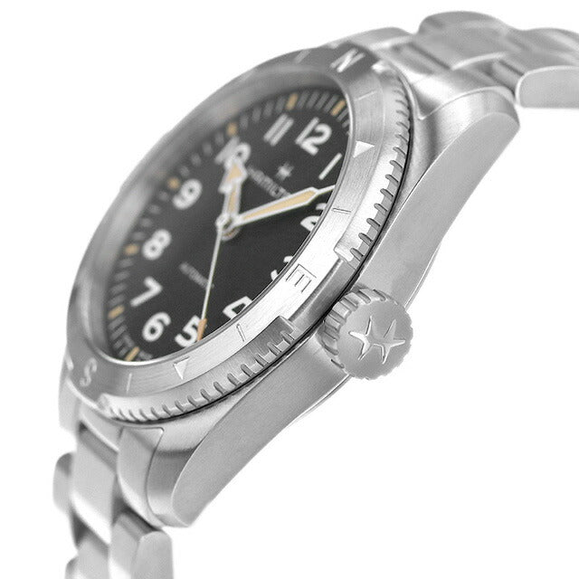 ハミルトン カーキ フィールド エクスペディション オート 37mm 自動巻き 腕時計 ブランド メンズ HAMILTON H70225130 アナログ ブラック H70225130