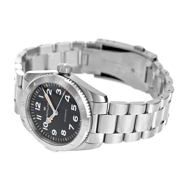 ハミルトン カーキ フィールド エクスペディション オート 37mm 自動巻き 腕時計 ブランド メンズ HAMILTON H70225130 アナログ ブラック H70225130