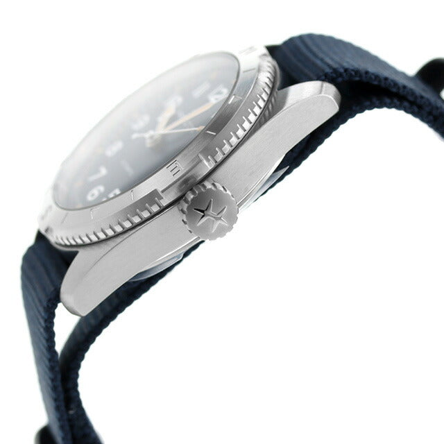 ハミルトン カーキ フィールド エクスペディション オート 37mm 自動巻き 腕時計 ブランド メンズ HAMILTON H70225940 アナログ ブルー ネイビー H70225940