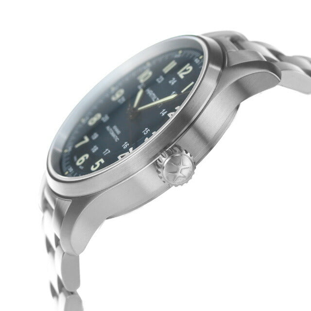 ハミルトン カーキ フィールド チタニウム オートマティック 42mm 自動巻き 腕時計 ブランド メンズ チタン HAMILTON H70545140 H70545140