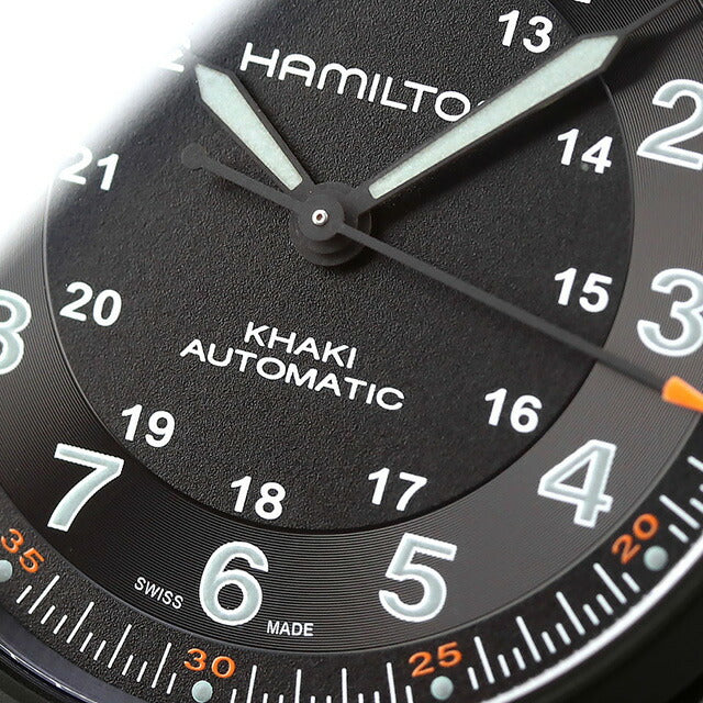 ハミルトン カーキ フィールド チタニウム オートマティック 42mm 自動巻き 腕時計 ブランド メンズ チタン HAMILTON H70665130 H70665130