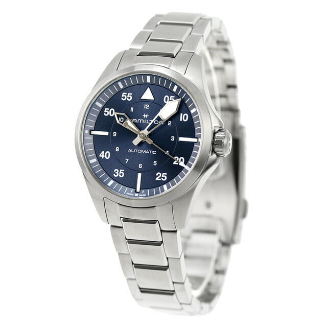 ハミルトン カーキ アビエーション パイロット オートマティック 36mm 自動巻き 腕時計 ブランド メンズ HAMILTON H76215140 H76215140