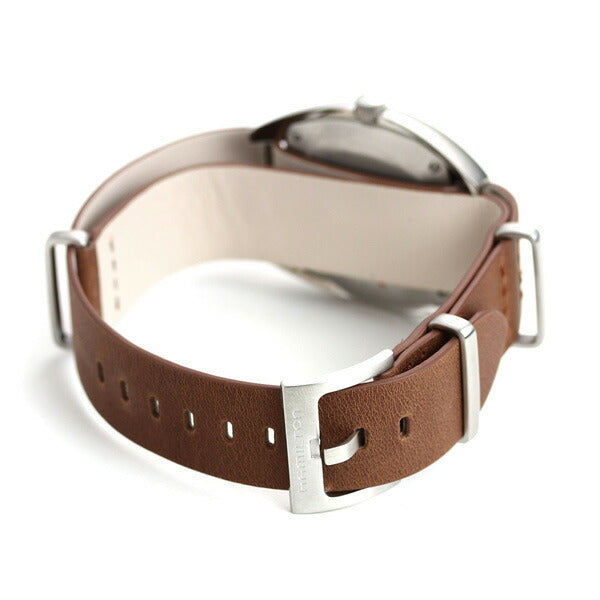 ハミルトン カーキ アビエーション パイロット パイオニア メカニカル 36mm 手巻き 腕時計 ブランド メンズ H76419531 ブラック ブラウン H76419531