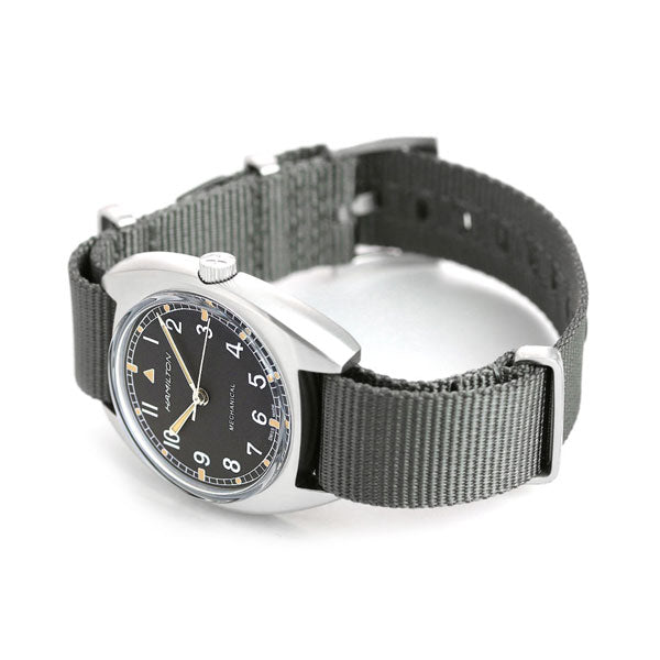 ハミルトン カーキ アビエーション パイロット 36mm 腕時計 ブランド メンズ H76419931 ブラック グレー H76419931