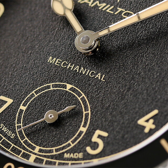ハミルトン カーキ アビエーション パイロット パイオニア 43mm 手巻き 腕時計 ブランド メンズ 革ベルト H76719530 アナログ H76719530