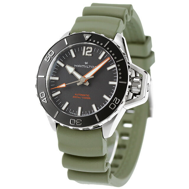 ハミルトン カーキ ネイビー オープンウォーター オート 41mm 自動巻き 腕時計 ブランド メンズ HAMILTON H77455331 アナログ H77455331