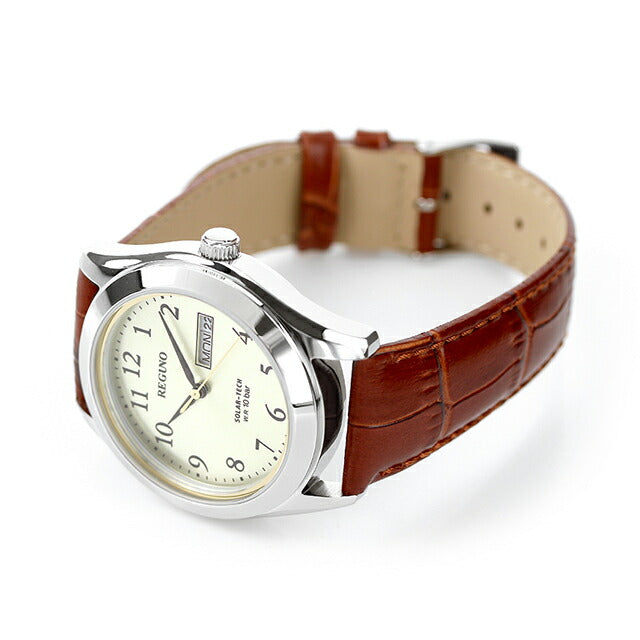 シチズン レグノ スタンダード リングエコドライブ ソーラー 腕時計 ブランド KM1-211-30 CITIZEN ゴールド ブラウン メンズ KM1-211-30