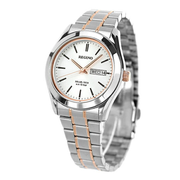 シチズン レグノ 時計 エコドライブ ソーラー メンズ 腕時計 ブランド KM1-237-91 CITIZEN シルバー ピンクゴールド KM1-237-91