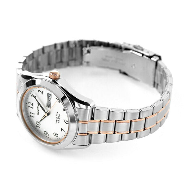 シチズン レグノ 時計 エコドライブ ソーラー メンズ 腕時計 ブランド KM1-237-93 CITIZEN シルバー ピンクゴールド KM1-237-93