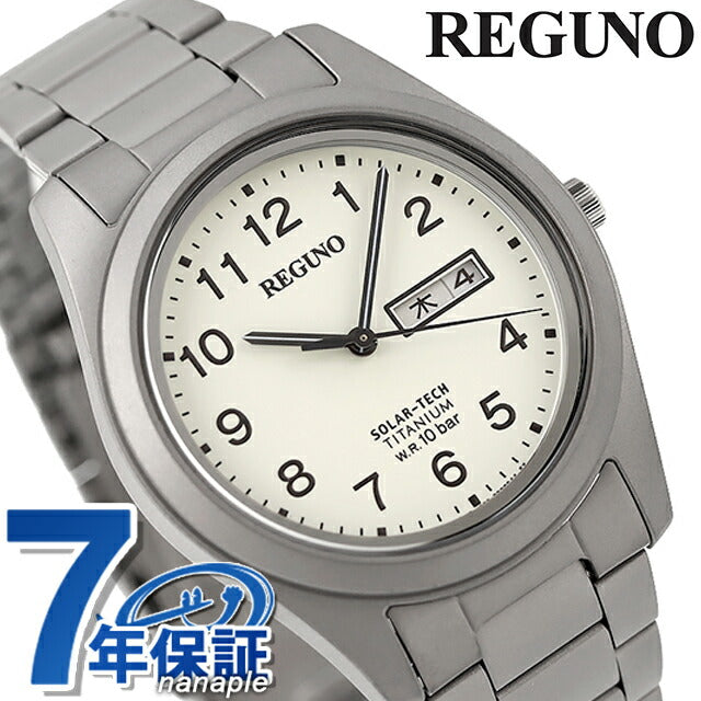 シチズン レグノ ソーラー スタンダードウオッチ エコドライブ 腕時計 ブランド メンズ チタン ソーラー CITIZEN KM1-415-13 KM1-415-13