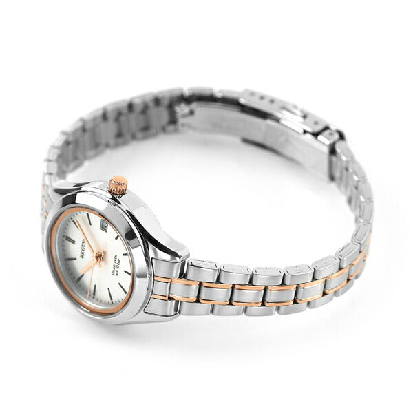 シチズン 腕時計 ブランド エコドライブ ソーラー レディース 腕時計 ブランド KM4-139-91 CITIZEN レグノ シルバー ピンクゴールド KM4-139-91