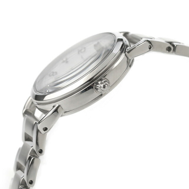 シチズン ウィッカ ベーシックモデル ソーラーテック 腕時計 ブランド レディース 替えベルト CITIZEN wicca KP6-014-11 アナログ ホワイト 白 KP6-014-11