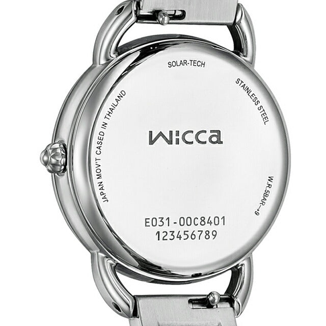 シチズン ウィッカ ベーシックモデル ソーラーテック 腕時計 ブランド レディース 替えベルト CITIZEN wicca KP6-014-11 アナログ ホワイト 白 KP6-014-11