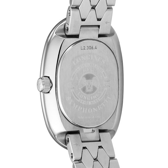 ロンジン サンフォネット クォーツ 電池式 腕時計 ブランド レディース LONGINES L2.306.4.87.6 アナログ ホワイトシェル 白 スイス製 L2-306-4-87-6
