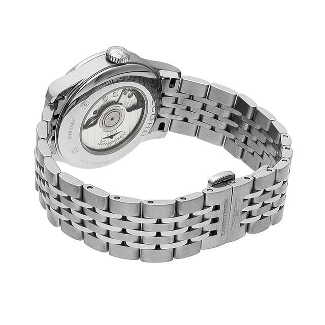 ロンジン レコード 自動巻き 腕時計 ブランド レディース ダイヤモンド LONGINES L2.321.0.57.6 アナログ ブラック 黒 スイス製 L2-321-0-57-6