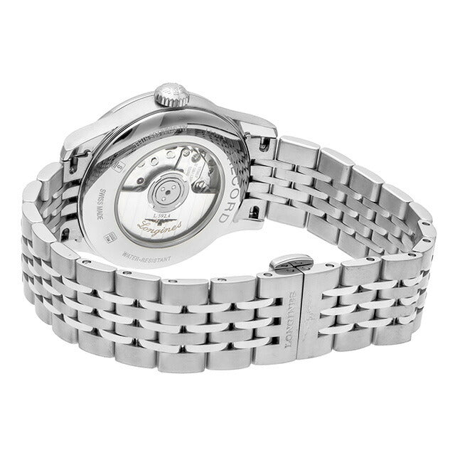 ロンジン レコード 自動巻き 腕時計 ブランド レディース LONGINES L2.321.4.56.6 アナログ ブラック 黒 スイス製 L2-321-4-56-6