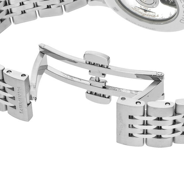 ロンジン レコード 自動巻き 腕時計 ブランド レディース LONGINES L2.321.4.56.6 アナログ ブラック 黒 スイス製 L2-321-4-56-6