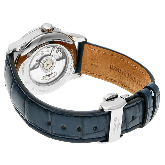 ロンジン レコード 自動巻き 腕時計 ブランド レディース LONGINES L2.321.4.96.4 アナログ ブルー スイス製 L2-321-4-96-4