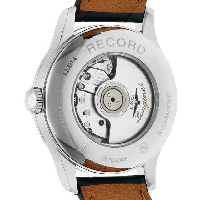 ロンジン レコード 自動巻き 腕時計 ブランド レディース LONGINES L2.321.4.96.4 アナログ ブルー スイス製 L2-321-4-96-4