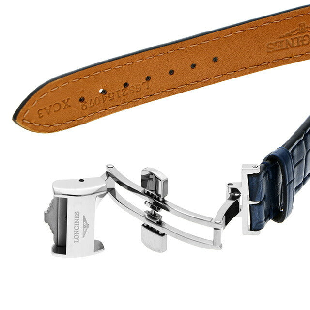 ロンジン レコード 自動巻き 腕時計 ブランド レディース LONGINES L2.321.4.96.4 アナログ ブルー スイス製 L2-321-4-96-4