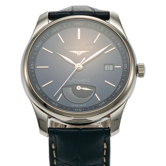 ロンジン マスターコレクション 自動巻き 腕時計 ブランド メンズ LONGINES L2.908.4.92.0 アナログ ブルー ブルーグリーン スイス製 L2-908-4-92-0