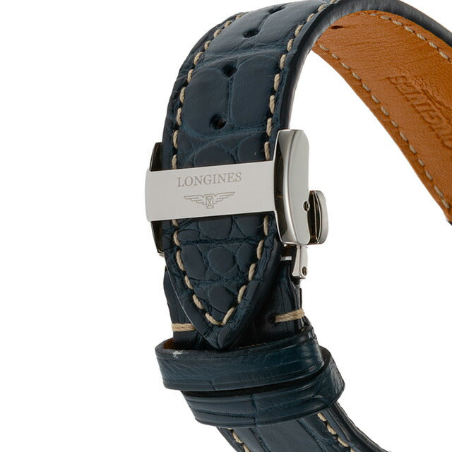 ロンジン マスターコレクション 自動巻き 腕時計 ブランド メンズ LONGINES L2.908.4.92.0 アナログ ブルー ブルーグリーン スイス製 L2-908-4-92-0