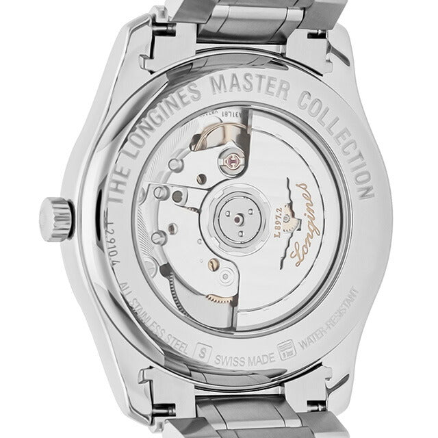 ロンジン マスターコレクション 自動巻き 腕時計 ブランド メンズ LONGINES L2.910.4.51.6 アナログ ブラック 黒 スイス製 L2-910-4-51-6