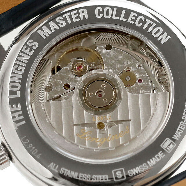ロンジン マスターコレクション 自動巻き 腕時計 ブランド メンズ LONGINES L2.910.4.92.0 アナログ ブルー スイス製 L2-910-4-92-0