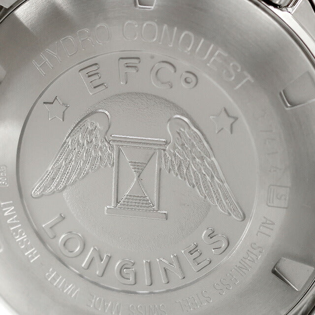 ロンジン ハイドロコンクエスト 自動巻き 腕時計 ブランド メンズ LONGINES L3.741.4.96.6 アナログ ブルー スイス製 L3-741-4-96-6