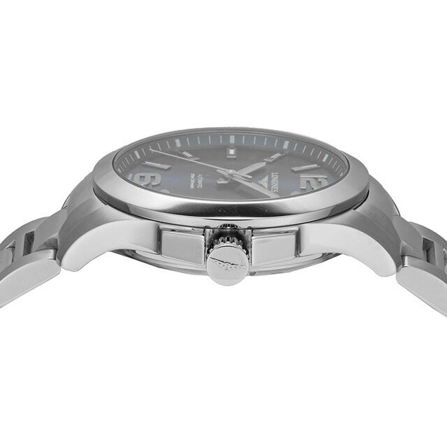 ロンジン コンクエスト 自動巻き 腕時計 ブランド メンズ LONGINES L3.776.4.99.6 アナログ ネイビー スイス製 L3-776-4-99-6