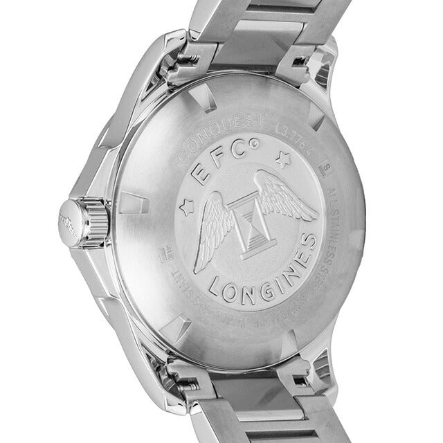 ロンジン コンクエスト 自動巻き 腕時計 ブランド メンズ LONGINES L3.776.4.99.6 アナログ ネイビー スイス製 L3-776-4-99-6