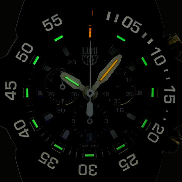 ルミノックス 3580シリーズ ネイビーシールズ クロノグラフ 45mm 3581 LUMINOX 腕時計 ブラック ホワイト l3581
