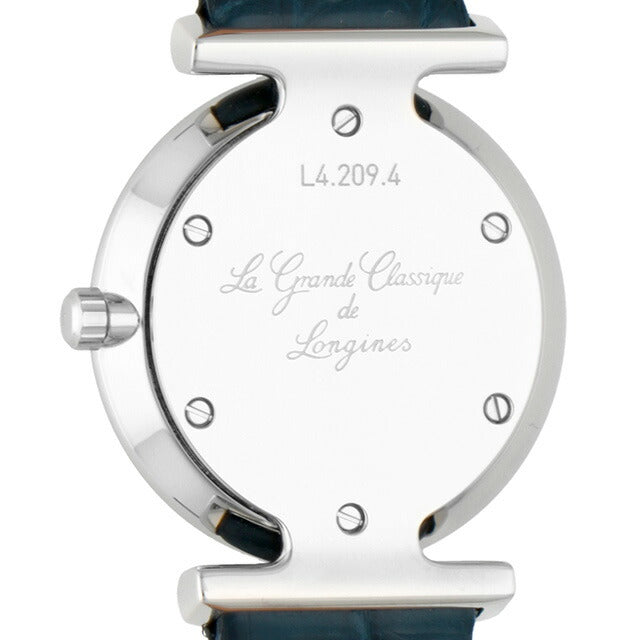 ロンジン グランクラシック クォーツ 電池式 腕時計 ブランド レディース LONGINES L4.209.4.95.2 アナログ ブルー スイス製 L4-209-4-95-2